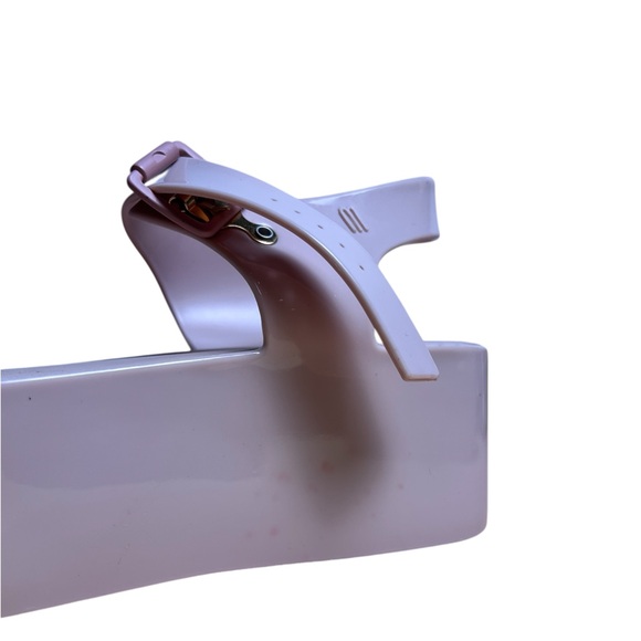 Melissa Mar Platform Sandals Light Pink Pastel Women’s Size 8 Jelly Slip-On Shoe - Picture 11 of 11